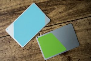 ICカードで勤怠管理を行う場合に使用するカードのイメージ