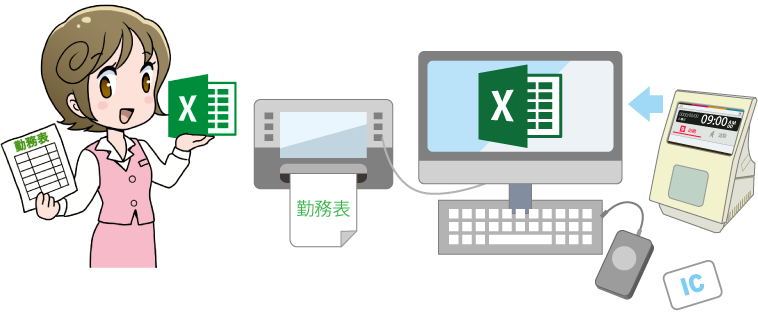 Excelと勤務表