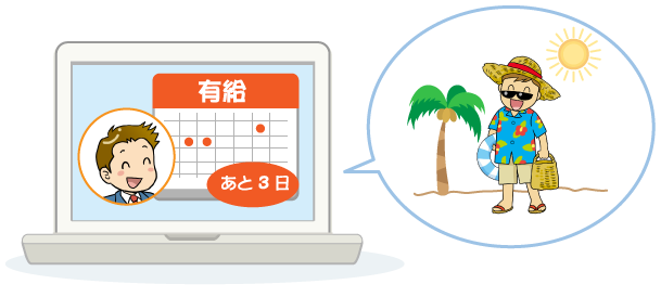 有給管理機能