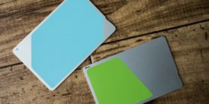 ICカードで勤怠管理を行う場合に使用するカードのイメージ